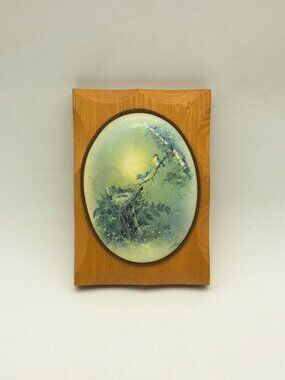 Wall Plaque Bluebirds By Andres Orpinas